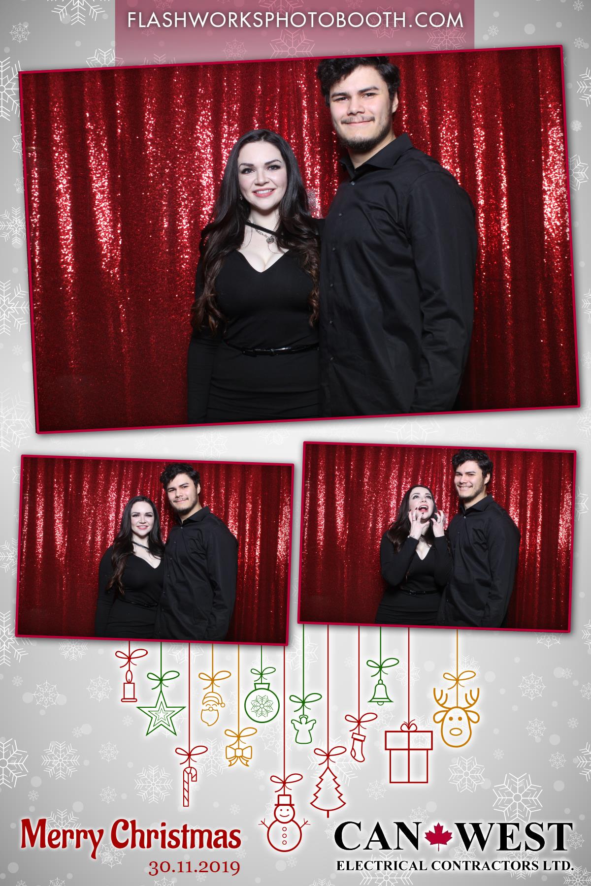 Can West Christmas Party | View more photos from the event at gallery.flashworksphotobooth.com/u/FlashworksPhotoboothInc/Can-West-Christmas-Party